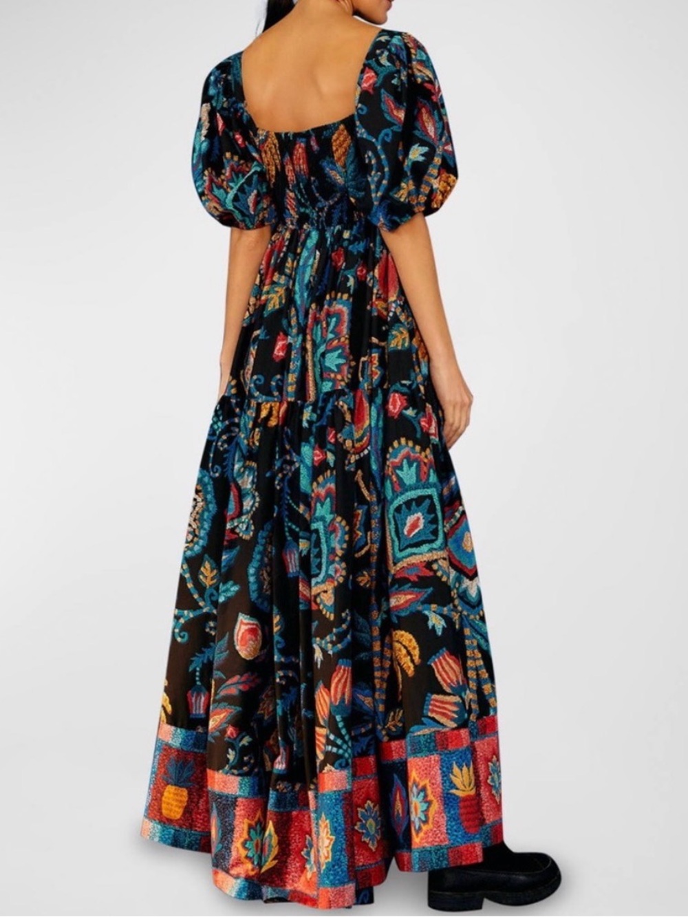 Farm Rio x Anthropologie Puff Sleeve Maxi Dress - Picture 2 of 6